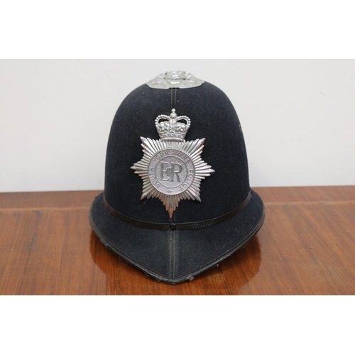 645 - English bobby's hat, South Yorkshire badge