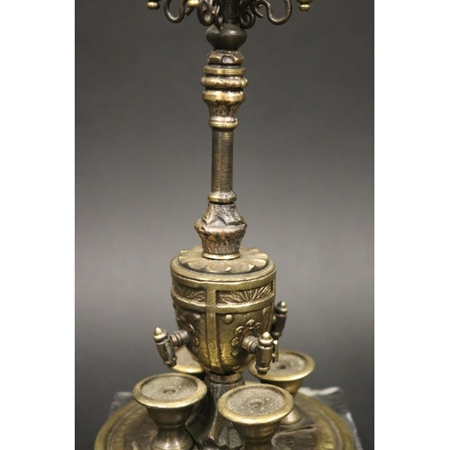 1200 - Tennis trophy in the form a street light. Inscribed Grand Masters de Tenis 1986 Pinturas Valentine D... 