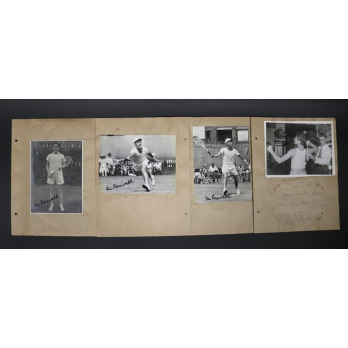 1192 - Assortment of a black and white photographs of Ken Rosewall from 12 Years at White City Sydney, Manl... 