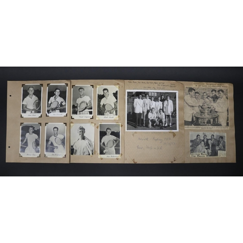 1196 - Assortment of photographs of The Davis Cup Squad, Merv Rose, Don Candy, Ian Ayre, Harry Hopman, Ken ... 