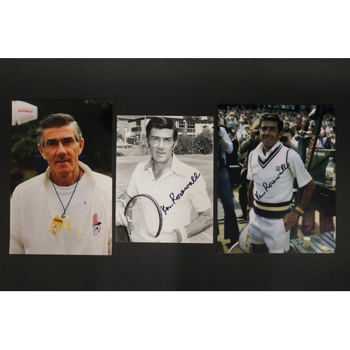 1198 - Colour photograph, Centre court 1974 Wimbledon won semi final over stan Smith USA, three colour phot... 