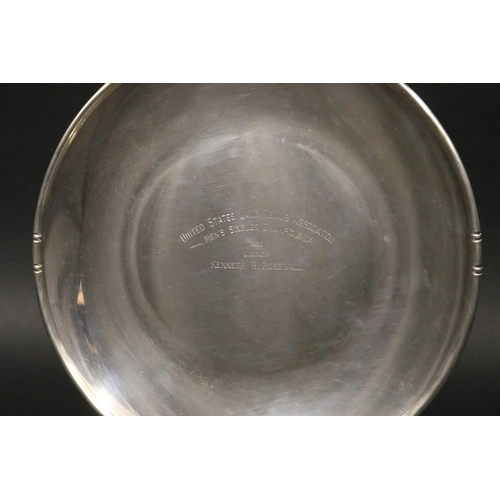 1213 - US OPEN. Tennis trophy. Inscribed UNITED STATES LAWN TENNIS ASSOCIATION MEN'S SINGLES CHAMPIONSHIP 1... 