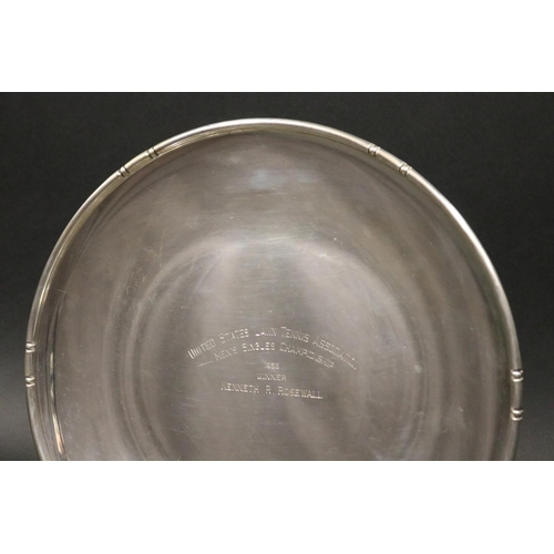 1213 - US OPEN. Tennis trophy. Inscribed UNITED STATES LAWN TENNIS ASSOCIATION MEN'S SINGLES CHAMPIONSHIP 1... 