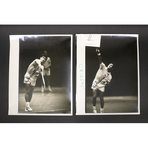 1255 - Sports Illustrated photographs of Ken, approx 36cm x 28cm & smaller. Provenance: Ken Rosewall Collec... 