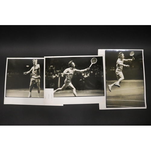 1255 - Sports Illustrated photographs of Ken, approx 36cm x 28cm & smaller. Provenance: Ken Rosewall Collec... 