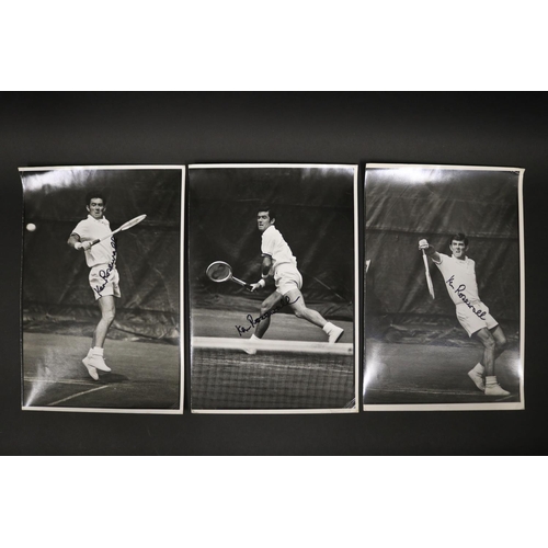 1255 - Sports Illustrated photographs of Ken, approx 36cm x 28cm & smaller. Provenance: Ken Rosewall Collec... 