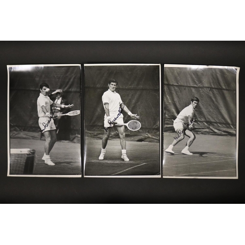 1255 - Sports Illustrated photographs of Ken, approx 36cm x 28cm & smaller. Provenance: Ken Rosewall Collec... 