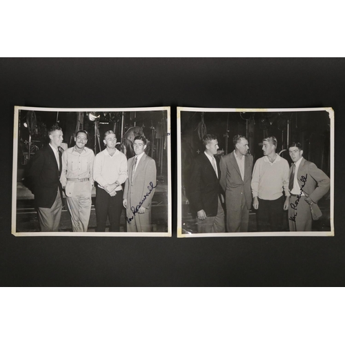 1262 - Black and white Paramount Studio Hollywood California USA, Neale Fraser, Lew Hoad and Ken Rosewell, ... 