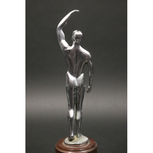 1177 - Figural trophy. Inscribed, DAILY MIRROR CHANNEL 10 CALTEX N.S.W SPORTS STAR 1970 MONTH OF SEPTEMBER ... 