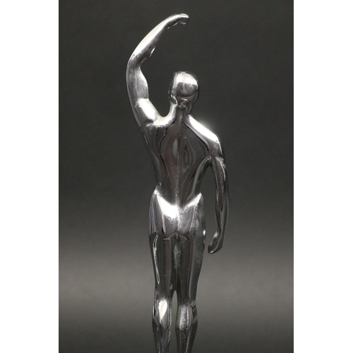 1178 - Figural trophy. Inscribed, DAILY MIRROR CHANNEL 10 CALTEX N.S.W SPORTS STAR 1971 MONTH OF NOVEMBER K... 