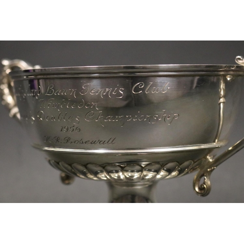 1071 - WIMBLEDON. Tennis trophy. Inscribed, All England Lawn Tennis Club Wimbledon Gentlemen's Doubles Cham... 