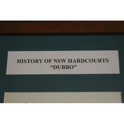 1344 - Framed History of NSW Hardcourts 
