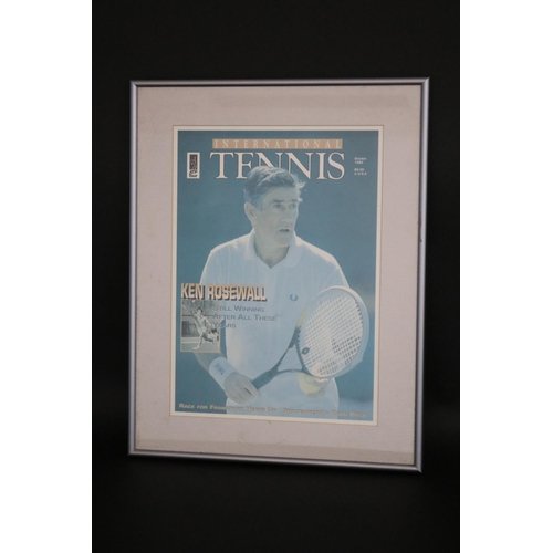 1280 - International Tennis, Ken Rosewall Still Winning after all these years, Oct 1984, signed to back by ... 