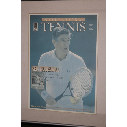 1280 - International Tennis, Ken Rosewall Still Winning after all these years, Oct 1984, signed to back by ... 