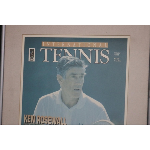 1280 - International Tennis, Ken Rosewall Still Winning after all these years, Oct 1984, signed to back by ... 