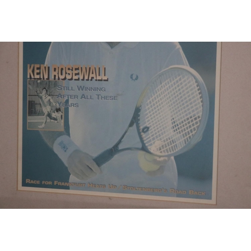 1280 - International Tennis, Ken Rosewall Still Winning after all these years, Oct 1984, signed to back by ... 