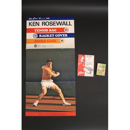 1281 - Ken Rosewall Flick - a - book Slazenger 