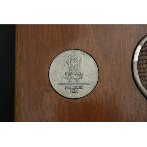 1310 - Plaque, inscribed REFORMA ATHLETIC CLUB Centenary 1894 - 1994 Tennis Festival February 1994 Distingu... 