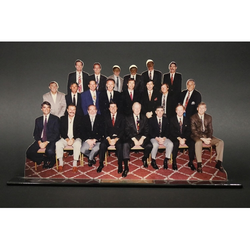 1307 - Cut out photo stand, ATP SENIOR TOUR CHAMPIONSHIPS INDIAN WELLS 1992. Approx 19cm H x 34cm W. Proven... 