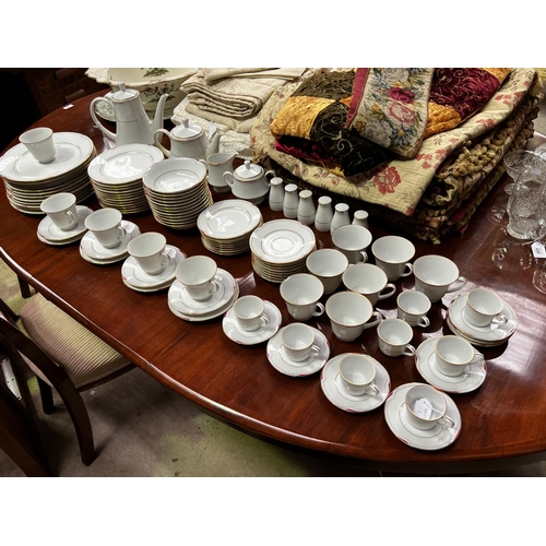 391 - Extensive Noritake Equator pattern service. approx 25 cm H smaller