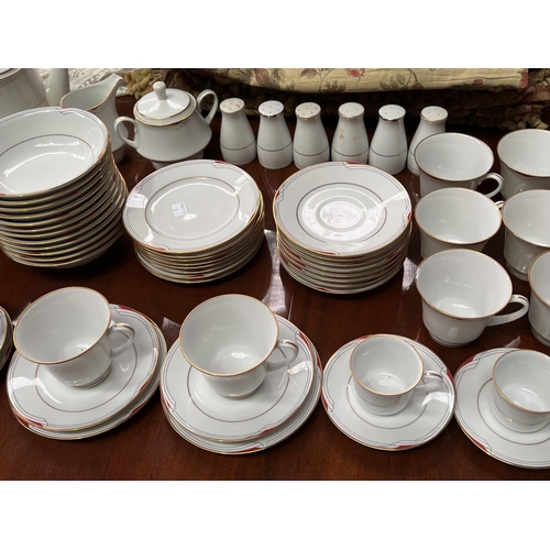 391 - Extensive Noritake Equator pattern service. approx 25 cm H smaller