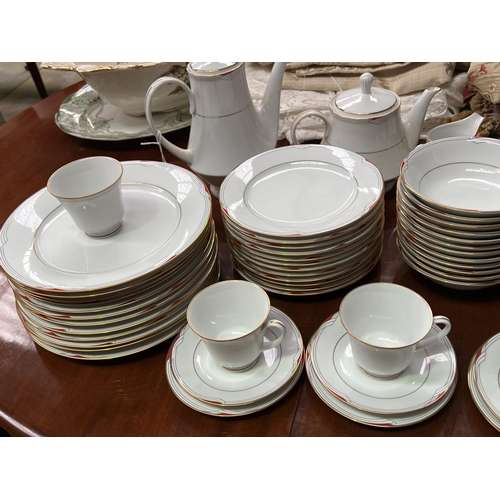 391 - Extensive Noritake Equator pattern service. approx 25 cm H smaller