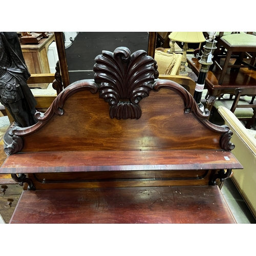 420 - Antique mahogany chiffioneer, approx 158cm H x 103cm W x 39cm D