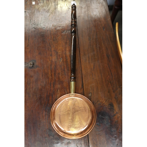 501 - Copper bed warming pan