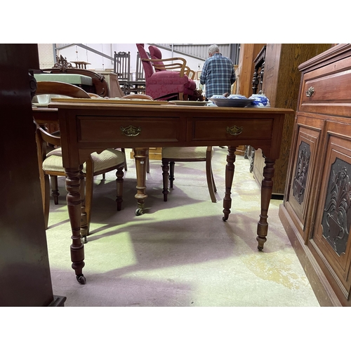 510 - Antique pine turned leg washstand base, approx 78cm H x 108cm W x 47cm D