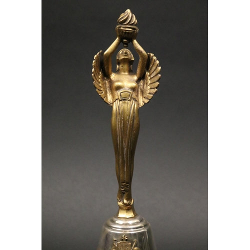 1148 - 1951 Commonwealth Jubilee Celebrations trophy, with golden angel over Australian Coat-of-Arms, inscr... 