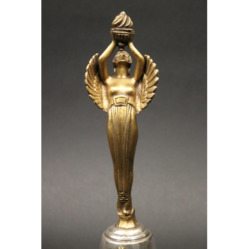 1149 - 1951 Commonwealth Jubilee Celebrations trophy, with golden angel over Australian Coat-of-Arms, inscr... 