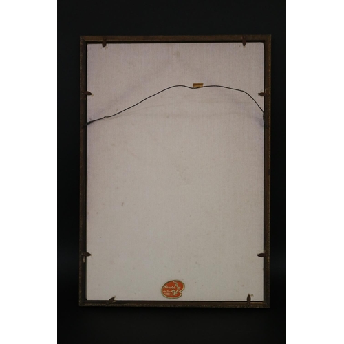 1315 - Framed award for the International Tennis Hall Of Fame. Approx 35cm x 24cm. Provenance: Ken Rosewall... 