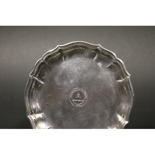 1171 - Circular dish, inscribed NATIONAL TENNIS CENTRE 1988 TENNIS AUSTRALIA. Approx 15cm Dia. Provenance: ... 