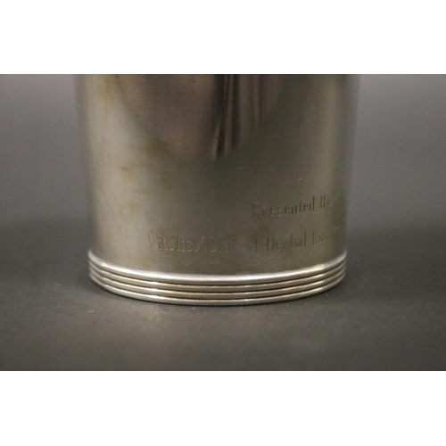 1229 - Tennis trophy cup. Inscribed PALM BEACH TENNIS MASTER Ken Rosewall March 14-17, 1974. Presented By V... 