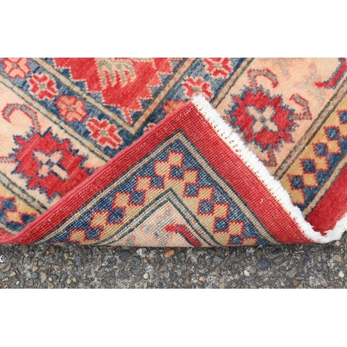 52 - Persian wool hall runner, central red ground field, approx 74cm X 250cm Ex Cadry's Sydney