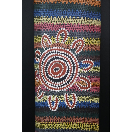 51 - Kitty Pultara Nabaljari,(Australian Aboriginal deceased) Coolamon, mulgawood, 1986, Anmatjere Commun... 
