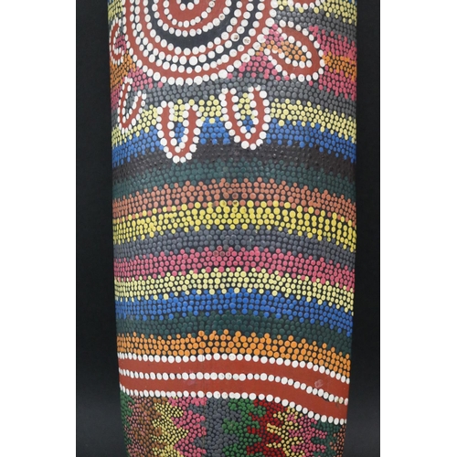 51 - Kitty Pultara Nabaljari,(Australian Aboriginal deceased) Coolamon, mulgawood, 1986, Anmatjere Commun... 