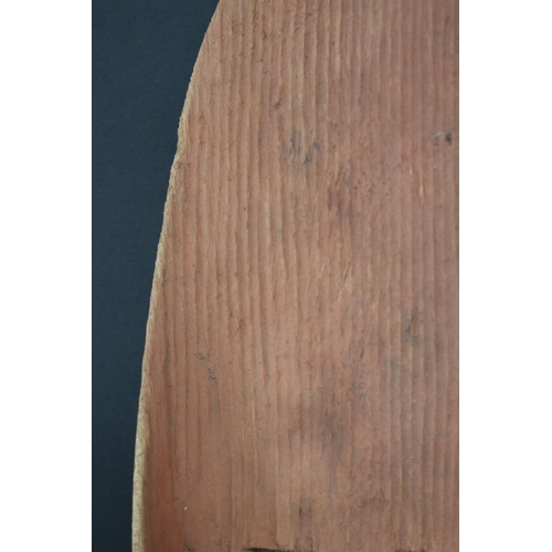 59 - Bismark Pultara, (Australian Aboriginal deceased) Shield, bean tree, 1970s, Walpiri, approx 64cm L x... 