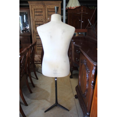 522 - Antique French Stockman of Paris shop male mannequin, approx 152cm H