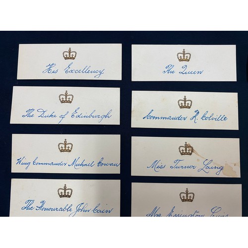 144 - Rare & extensive single owner collection of 1954 Royal Visit memorabilia from the leading steward, t... 