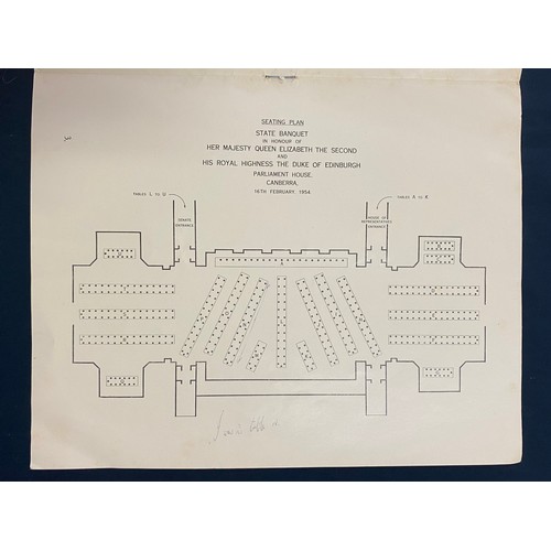 144 - Rare & extensive single owner collection of 1954 Royal Visit memorabilia from the leading steward, t... 