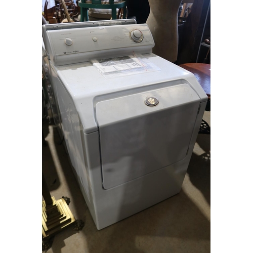 272 - Maytag Neptune heavy duty dryer, (Note phase plug)