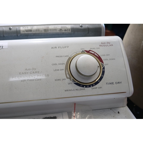 272 - Maytag Neptune heavy duty dryer, (Note phase plug)