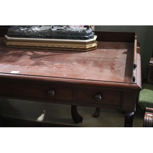 540 - Antique Cedar hall table, approx 84cm H x 114cm W x 59cm D