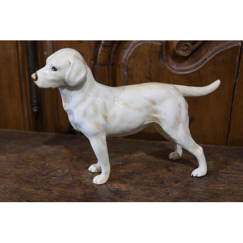 530 - Goebel china figure of a Labrador, CH 616 (19680, approx 16cm H x 23cm L