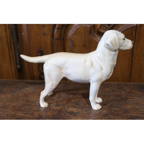 530 - Goebel china figure of a Labrador, CH 616 (19680, approx 16cm H x 23cm L