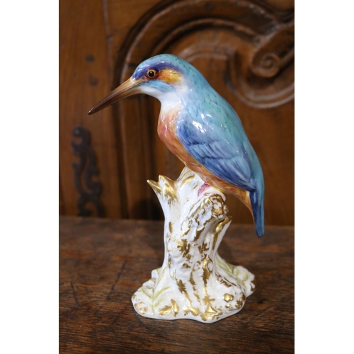 531 - Royal Worcester porcelain figure of a Kingfisher, approx 16cm H