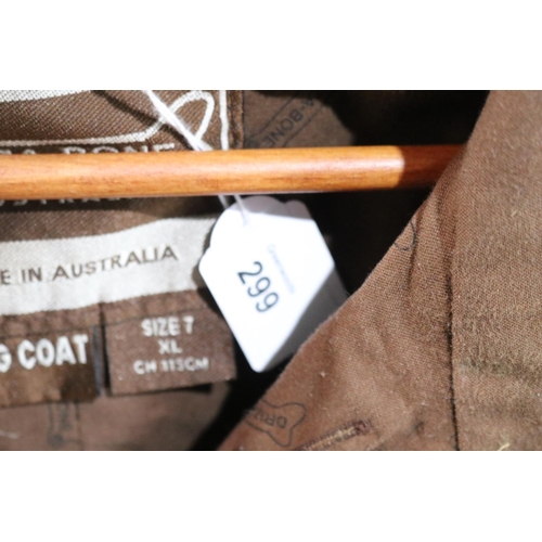 299 - Driza-Bone Australia, riding coat, approx Size 7 XL CH 115 Cm