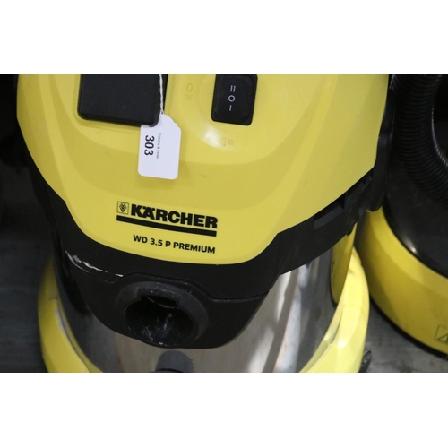 303 - Karcher commercial grade vacuum cleaner, as new
