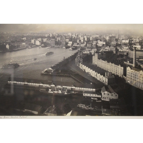 149 - Maxwell Spencer (Max) Dupain (1911-92) Australia, Silver gelatin, View from the South Pylon, signed ... 